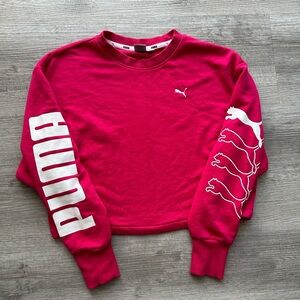 Puma long sl sweatshirt Sz Xs street wear crop top